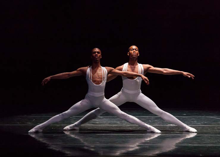 DANCESTL, Dance Theatre of Harlem, Anthony Savoy and Fredrick Davis, Photo by Sharen Bradford