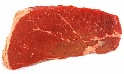 111121 Beef Top Round London Broil Cut in Half